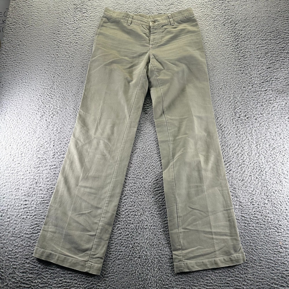 American‎ Eagle Outfitters Pant Womens 2 Green Cotton Khakis Straight Workwear